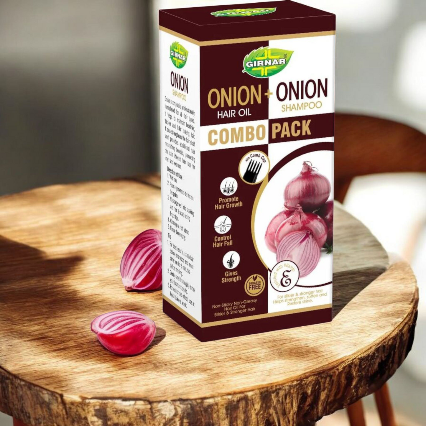 بكج شامبو وزيت البصل