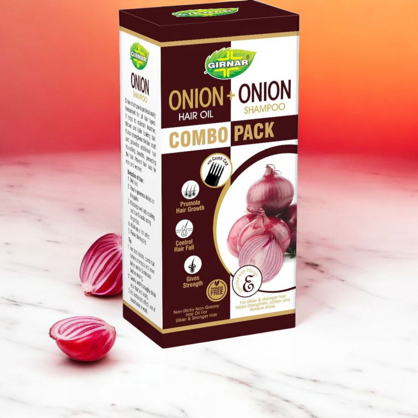 بكج شامبو وزيت البصل